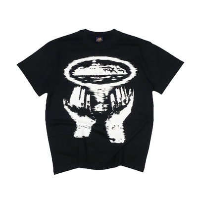 现货CORTEIZ恶魔岛短袖T恤修身嘻哈美式DRILL紧身健身小领口