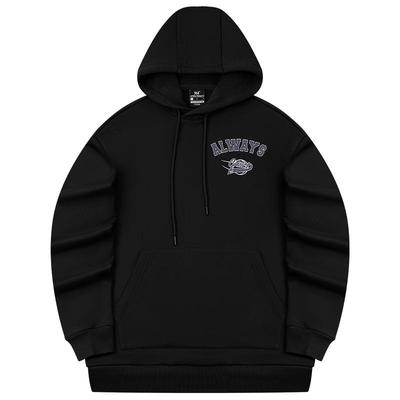 361连帽运动卫衣男2025秋冬新款男士加绒美式休闲卫衣微宽松上衣