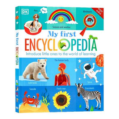 DK精品 我的第一本百科全书 英文原版 My First Encyclopedia 5-7 岁儿童启蒙百科 亲子共读科普书 开启探索世界第一步 精装大开本