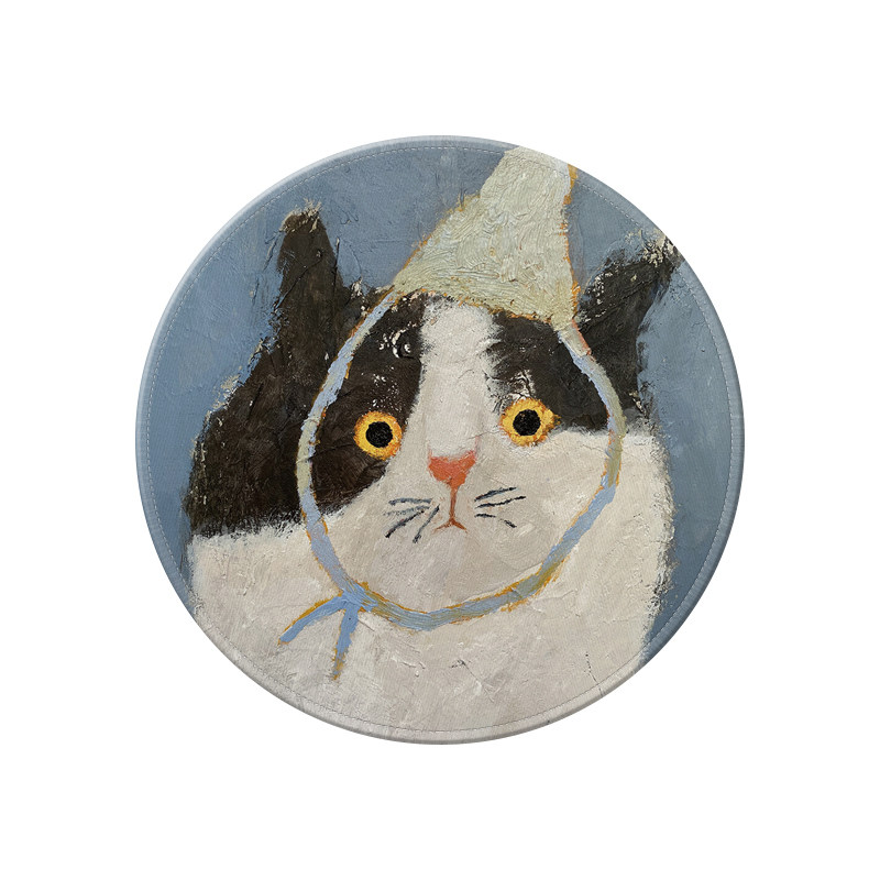 桔子猫防滑猫猫鼠标垫