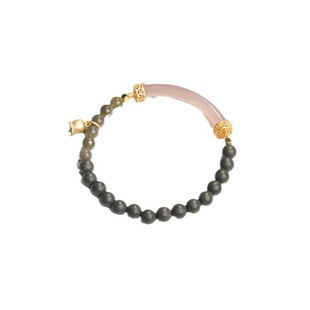 【九紫玫瑰】紫气东来天然合香珠手串手工制作抖音爆款工厂价