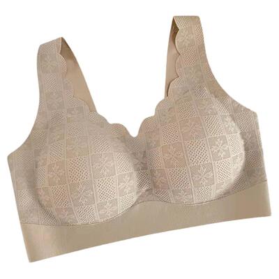 运动无钢圈固定杯内衣文胸