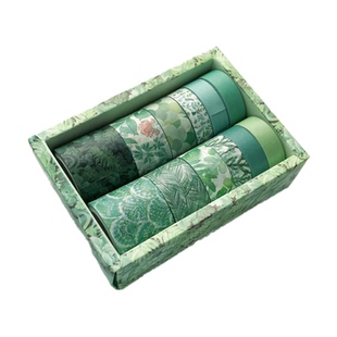 手帐胶带贴纸网红款烫金和纸胶带彩色印花款手账素材便签礼盒套装