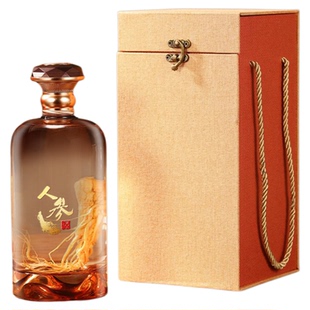 高端精致空酒瓶养生酒瓶长期存酒专用空瓶密封盖收藏级玻璃酒瓶