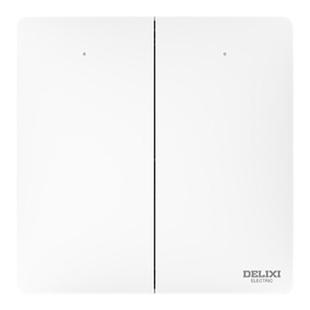 德力西无线遥控开关智能远程控制免布线感应子母开关双控灯随意贴