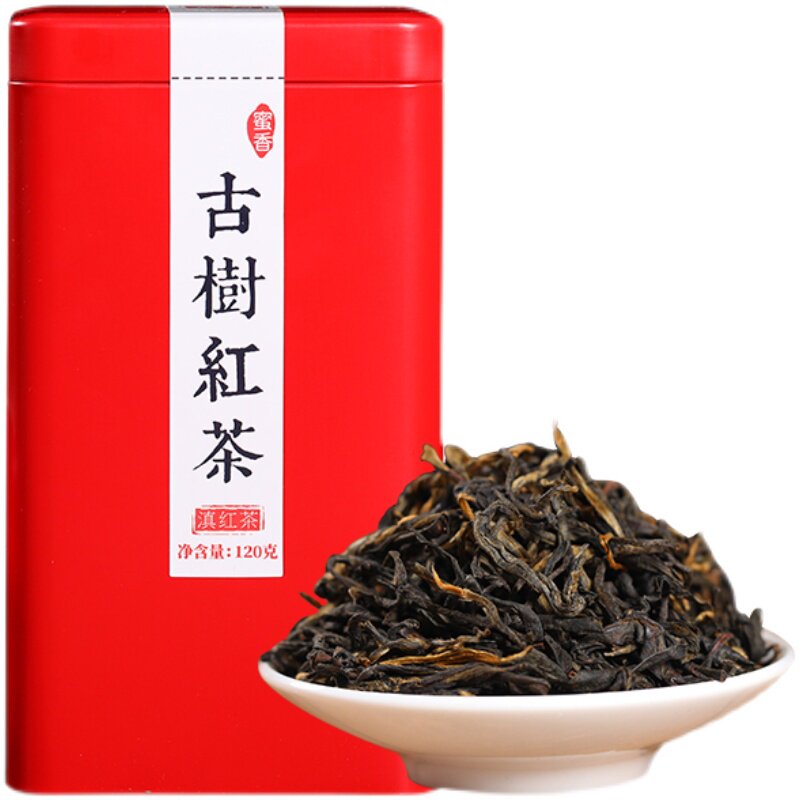 古树滇红春茶花蜜香功夫250g罐装