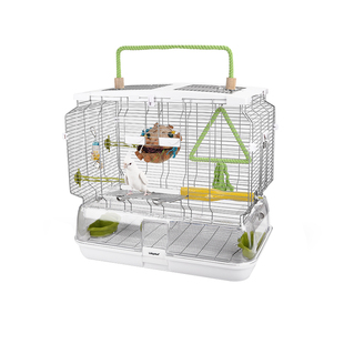 日本丽利宝鹦鹉笼豪华鹦鹉笼子大号繁殖笼防撒溅牡丹虎皮玄凤鸟笼