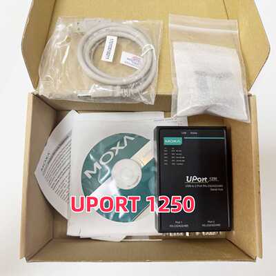 议价Uport 1250原装MOXA Uport 1250I 2口 RS232/422/485 串口转