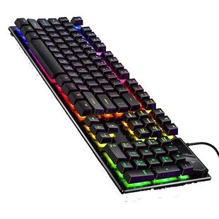 电脑台式通用有线静音茶轴机械手感键盘鼠标套装双飞燕办公打字