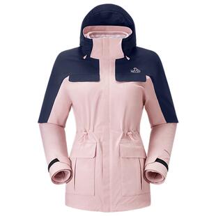 【山色2.0】伯希和三合一冲锋衣女新款Teflon三防户外登山外套男