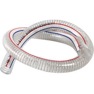 PVC钢丝管透明软管塑料50加厚油管耐高温25mm真空管1/1.5/2寸水管