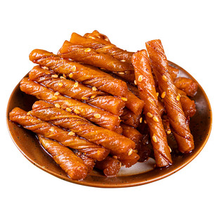 周长江小豆条辣条大豆条麻辣卷豆皮豆筋大包豆卷怀旧零食小吃休闲