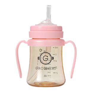 GROSMIMI格罗咪咪韩国进口宝宝吸管杯婴儿奶瓶防呛漏PPSU水杯耐摔