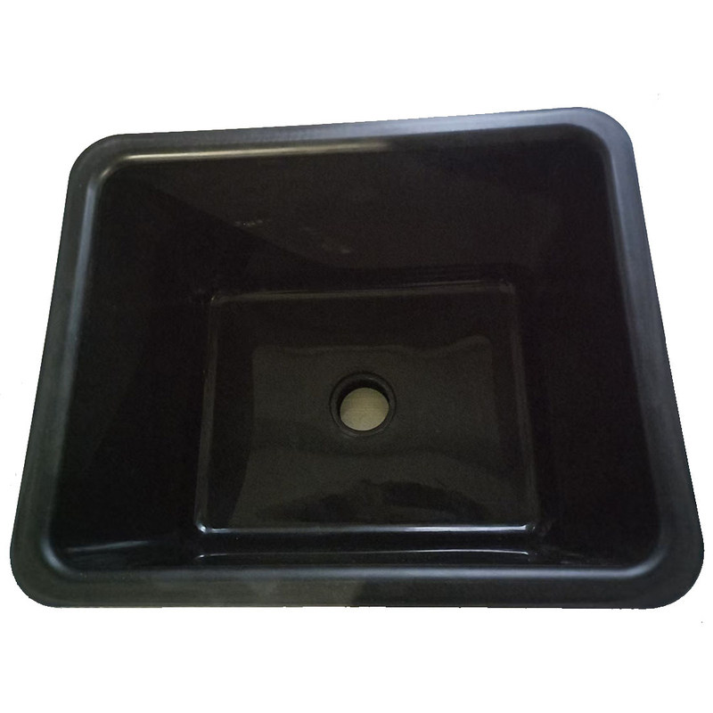 水槽清洗接液盆 耐腐蚀PP材质方形55×45×31实验室配件一体成型