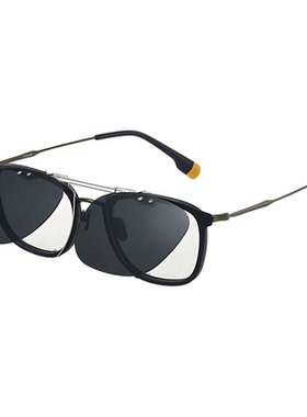 轻功姜文同款可翻盖近视夹片