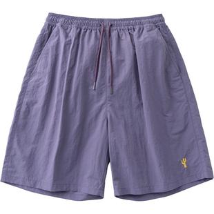 BENPANDA telon三防短裤裤子男女款速干撞色沙滩裤休闲刺绣五分裤