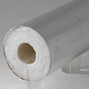 无甲醛玻璃棉管 防火隔热保温管 耐高温高密度玻璃棉保温管