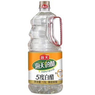海天5度白醋1.9L/桶实惠大桶装食用炒菜凉拌泡菜腌制酿造泡脚白醋