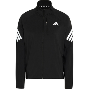 Adidas/阿迪达斯正品春秋女士立领透湿排汗跑步夹克JZ5145