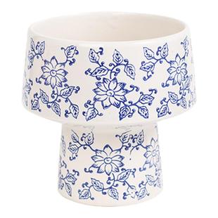 青花瓷纹蝴蝶兰陶瓷花盆家用中国风装饰复古瓷器绿植花卉兰花盆