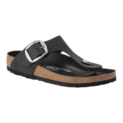 BIRKENSTOCK勃肯涂油皮夹趾拖鞋