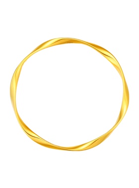 古法传承金包银莫比乌斯手镯手环