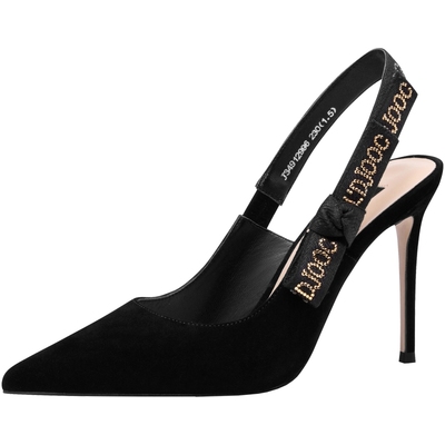 23高跟鞋JOOC百搭细跟蝴蝶结