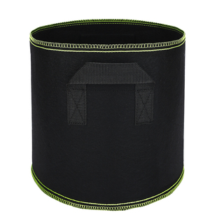 种美植袋加厚绿边黑色五线无纺布种树控根器育苗花盆特大毛毡种花