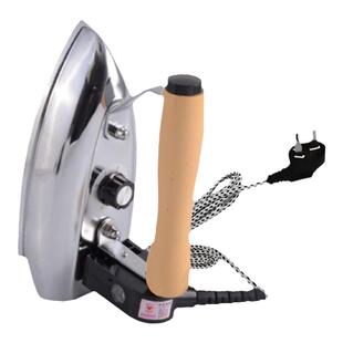 红心老式家用电熨斗不锈钢底板可调温铁熨斗无蒸汽干式烫衣服正品