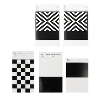 祈色遮盖力测定卡纸黑白纸反射率测试卡纸黑白格斜纹纸涂膜打样纸
