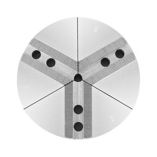 液压卡盘非标扇形卡爪软爪生爪全包三爪6寸8寸10寸12寸15寸中实空