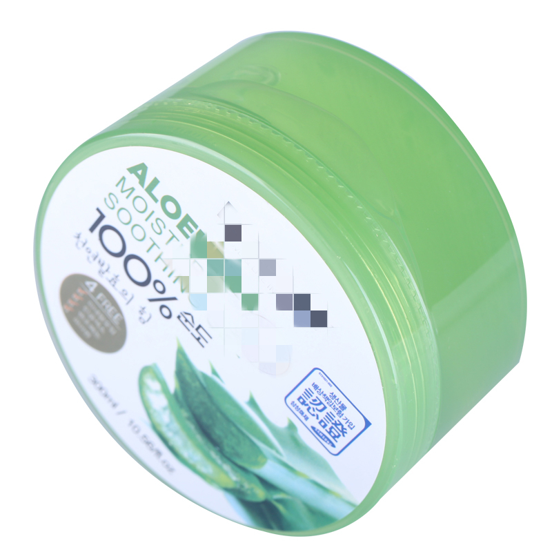 韩国正品百分百芦荟胶300ml祛痘痘印补水保湿晒后过敏修复舒缓