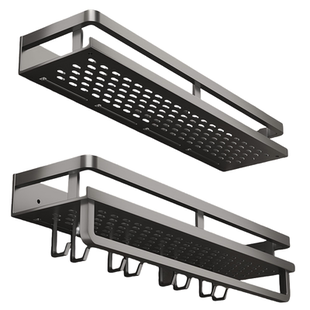 卫生间浴室置物架免打孔壁挂式墙上收纳洗手间厕所洗漱台架子吸盘