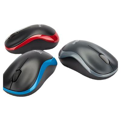 罗技M186无线鼠标办公电脑通用usb接收器电池笔记本便携logi