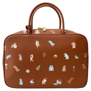 CTANDJIM头层牛皮仓鼠动物包 几何包 抽绳福袋包 棒球包 公文包