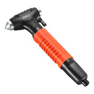 得力安全锤汽车破窗神器带割刀车载内碎玻璃逃生用消防应急救生锤