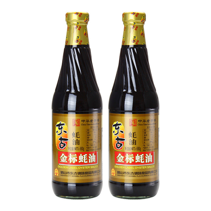 东古金标蚝油680g*2瓶正宗炒菜宿舍家用纯正腌牛柳炒肉片调味品