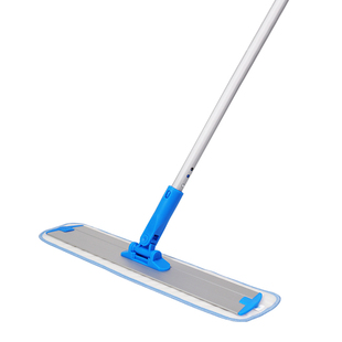 意大利CT施达44cm超细纤维粘扣式平板拖把木地板地拖尘推铝板平推