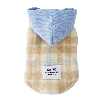 宠物狗狗衣服连帽可牵引秋冬卫衣比熊泰迪博美小型幼犬雪纳瑞冬季