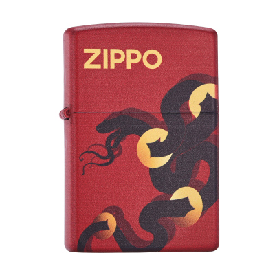 zippo正品打火机蛇转乾坤