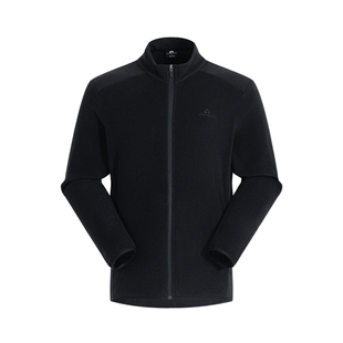 【Polartec100】拓路者春秋款立领加绒保暖徒步开衫长袖抓绒衣男