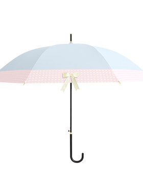 日系蝴蝶结长柄直杆雨伞