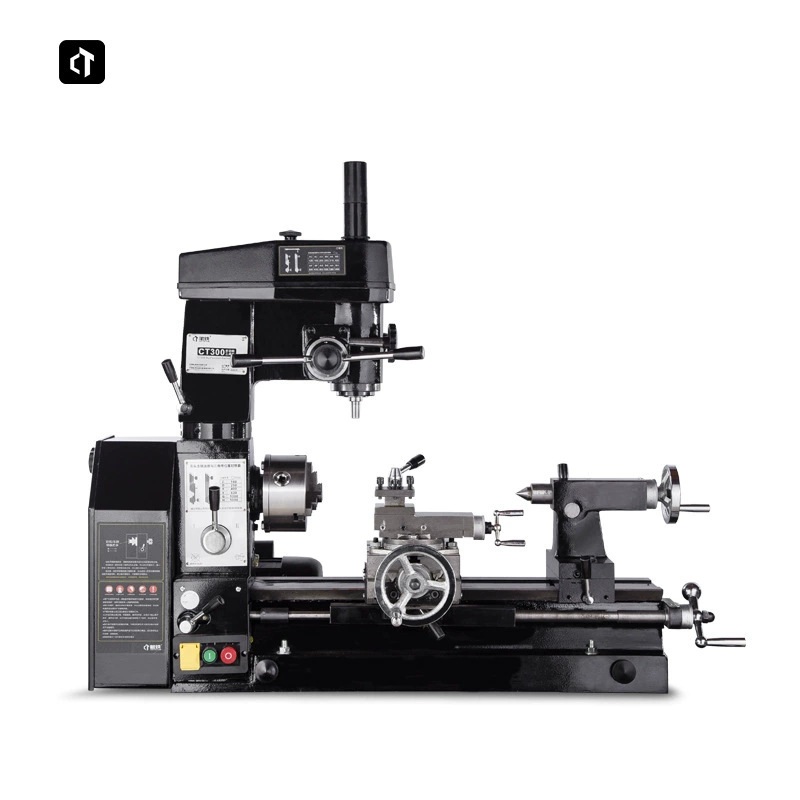 呲铁CT300家用车床小型多功能车床车钻铣一体机金属木工车床台钻