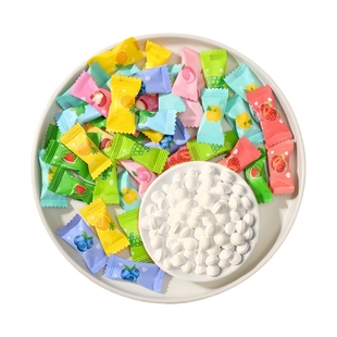 无糖薄荷糖整箱批水果味清凉糖果KTV酒店前台接待招待发零食商用