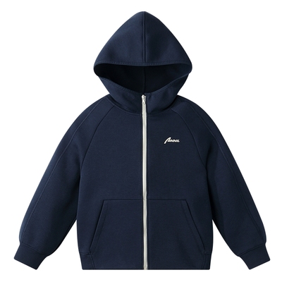 【商场同款】安奈儿童装男童带帽针织外套2025秋新款保暖AB535103