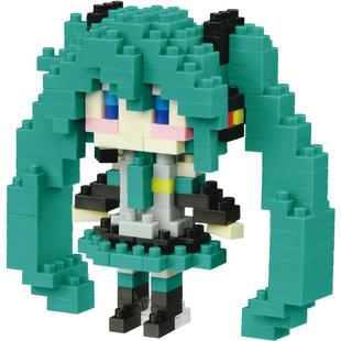 nanoblock日本小颗粒微积木拼搭初音未来模型 成人女生手办摆礼物