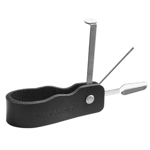 烟斗架皮质多功能牛皮烟斗座烟斗压棒通针刮刀三合一便携收纳配件