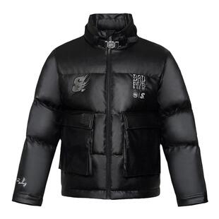 李宁反伍长安少年×STA_GROUP联名系列男子宽松短羽绒服AYMR491