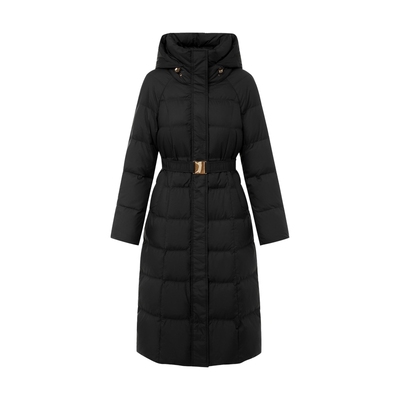 【祝绪丹同款】长款羽绒服女鹅绒