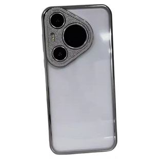 呆芒新款适用华为pura70pro手机壳透明闪粉不发黄pura80高级感轻奢p70手机套Ultra紫色+女生mate60超好看的十